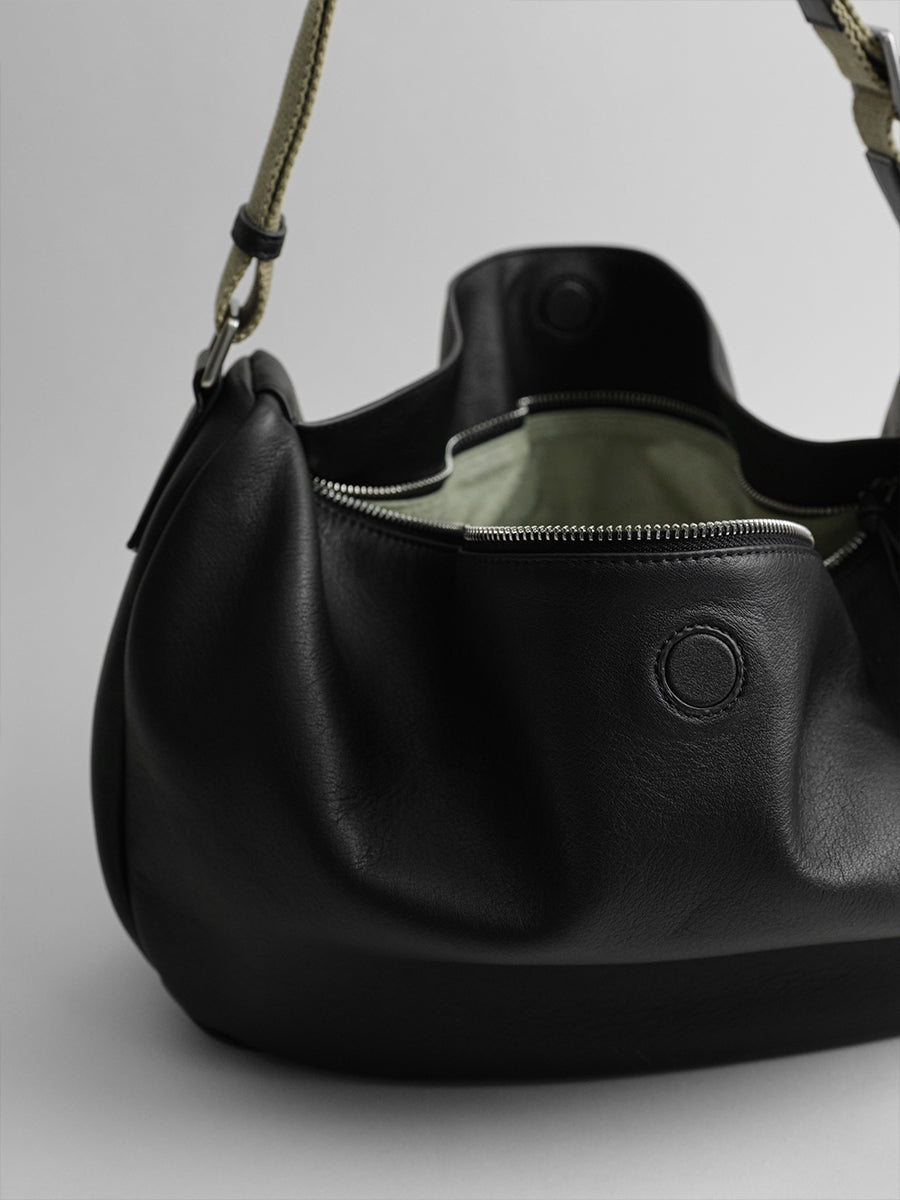 First-layer cowhide shoulder bag