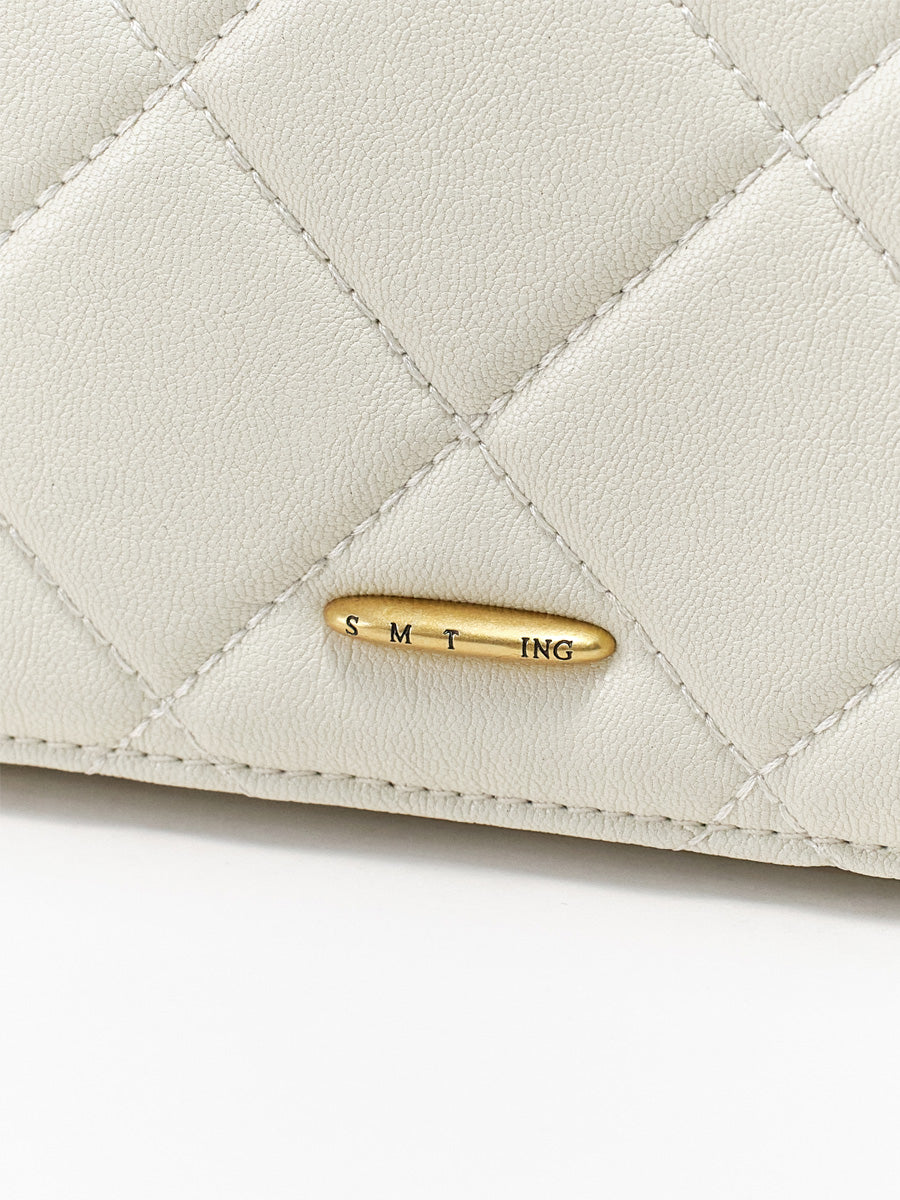 Light luxury diamond quilted chain bag