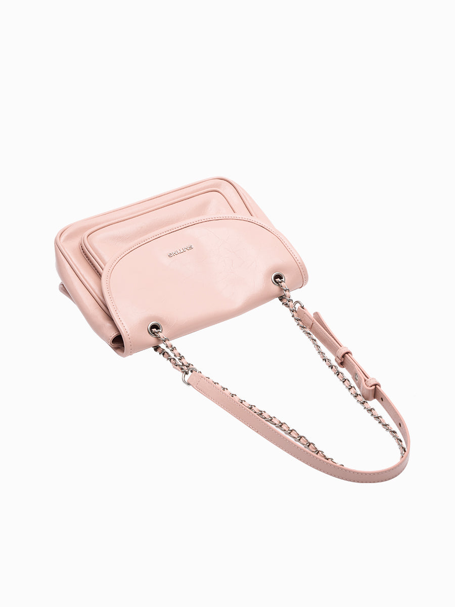 Heartbeat-Chain Bag Square Mini Bag