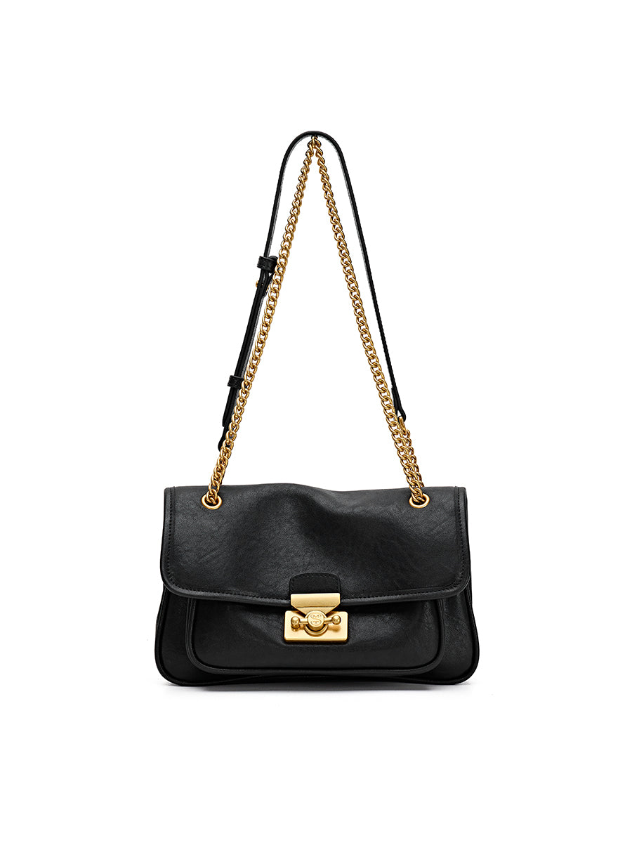Minimalist retro chic chain bag