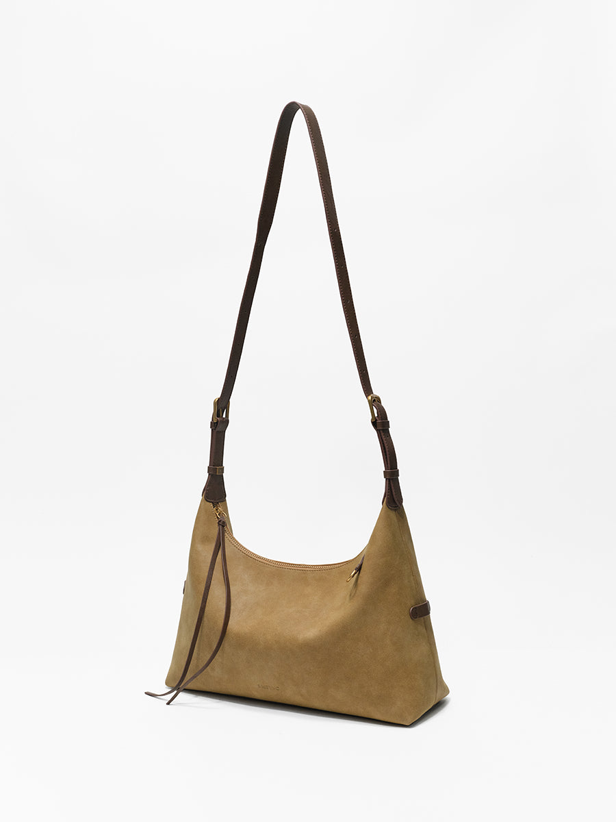 Niche minimalist single shoulder crossbody tote bag