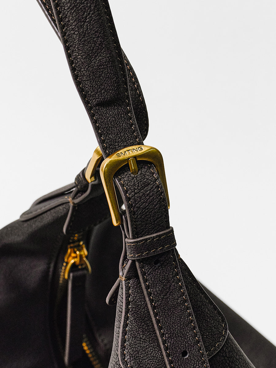 Textured casual water bucket bag