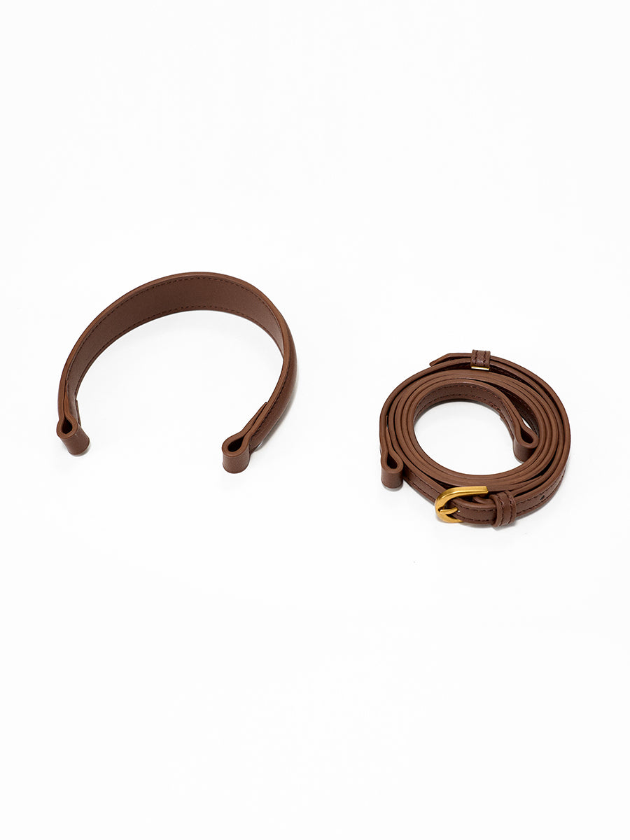 Small and lazy crossbody bucket bag