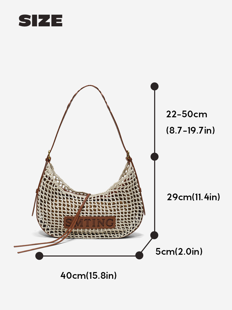 Sunny Day-Saddle Bag Woven Bag