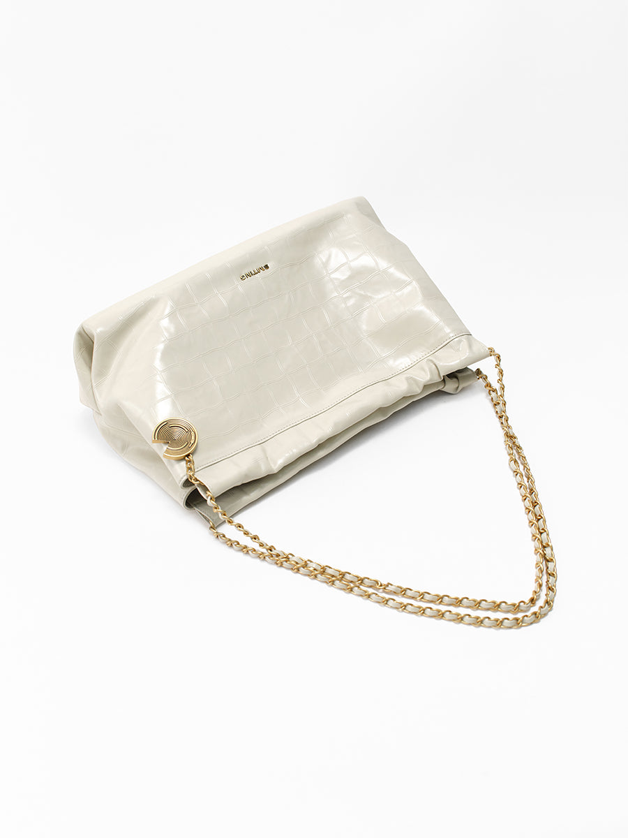 Fashionable retro commuting tote bag