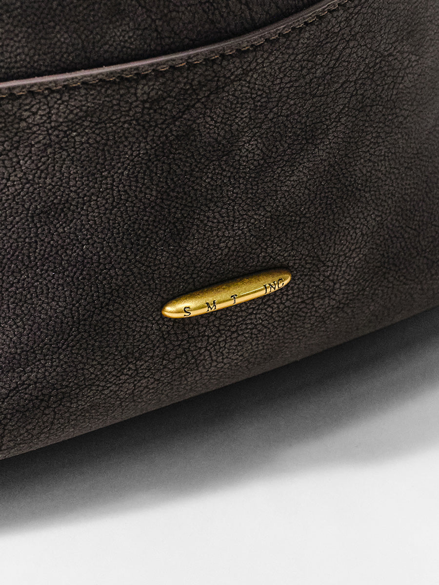 Textured casual water bucket bag