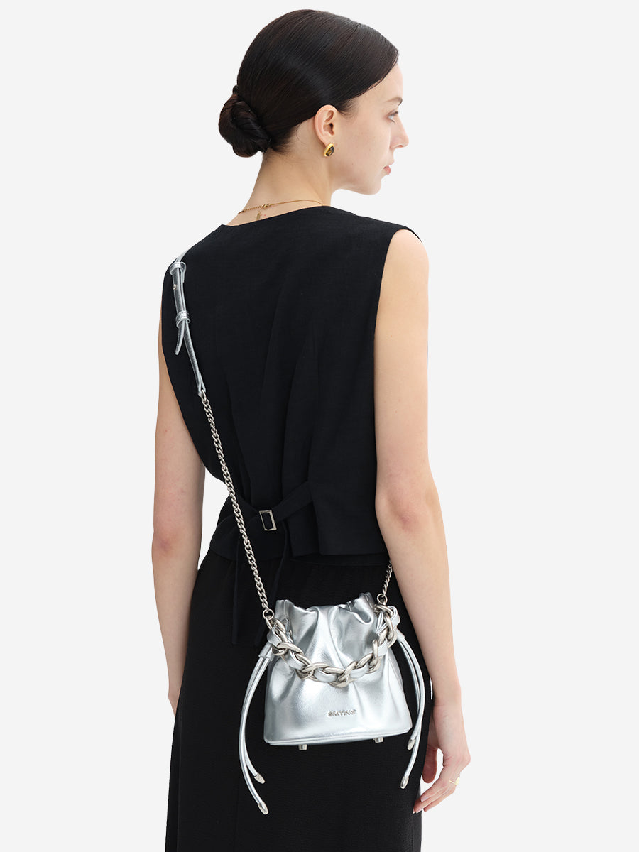 Go Wandering-Chain Bucket Bag