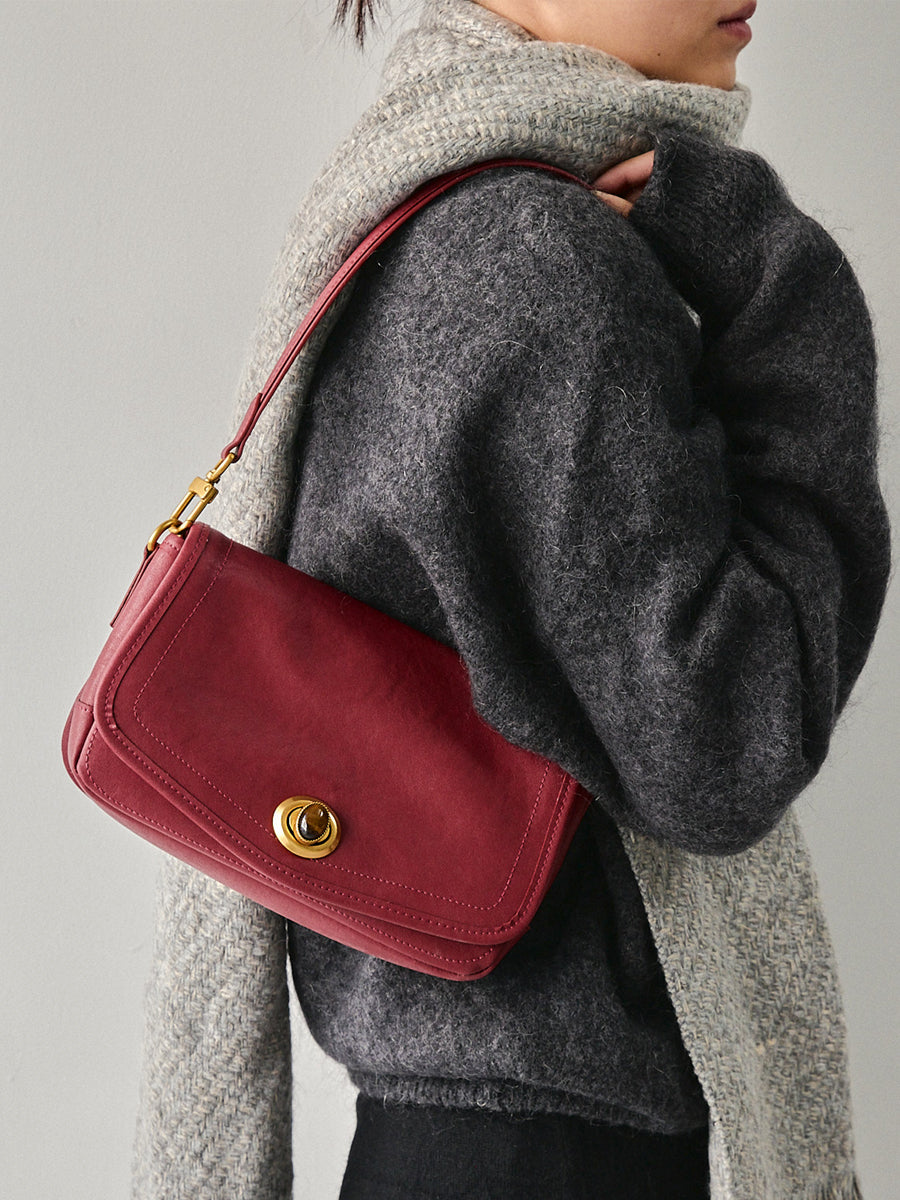 Regret not Meeting Earlier-Underarm Square Bag