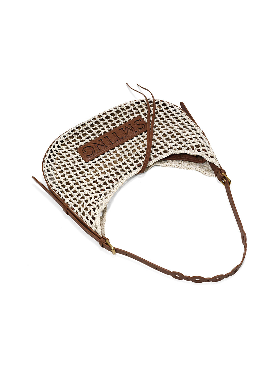 Sunny Day-Saddle Bag Woven Bag