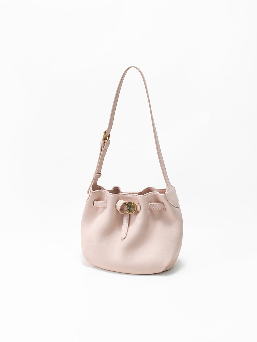 Folded Cloud Bucket Bag