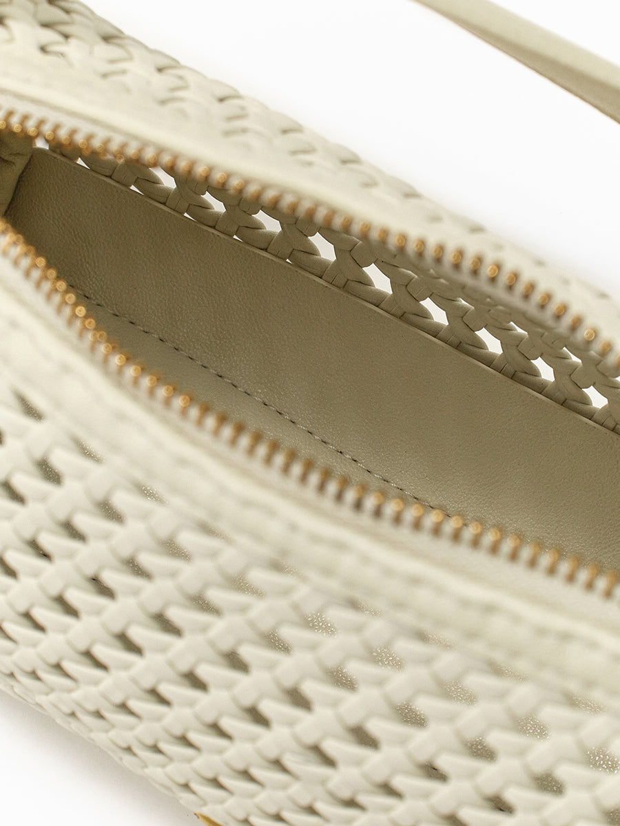 Baguette hollow woven bag