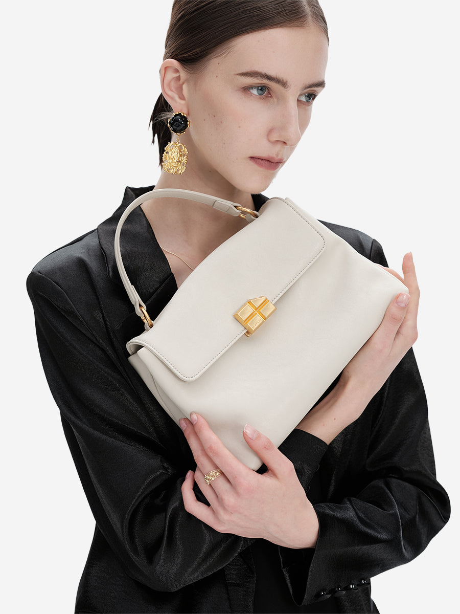 Shallow Time-Square Handbag Crossbody Bag