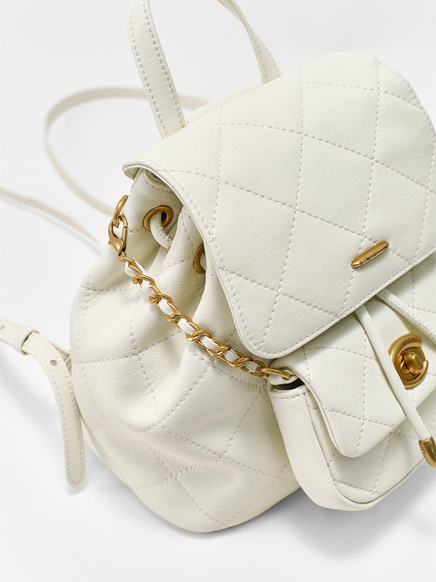 High-end light luxury backpack