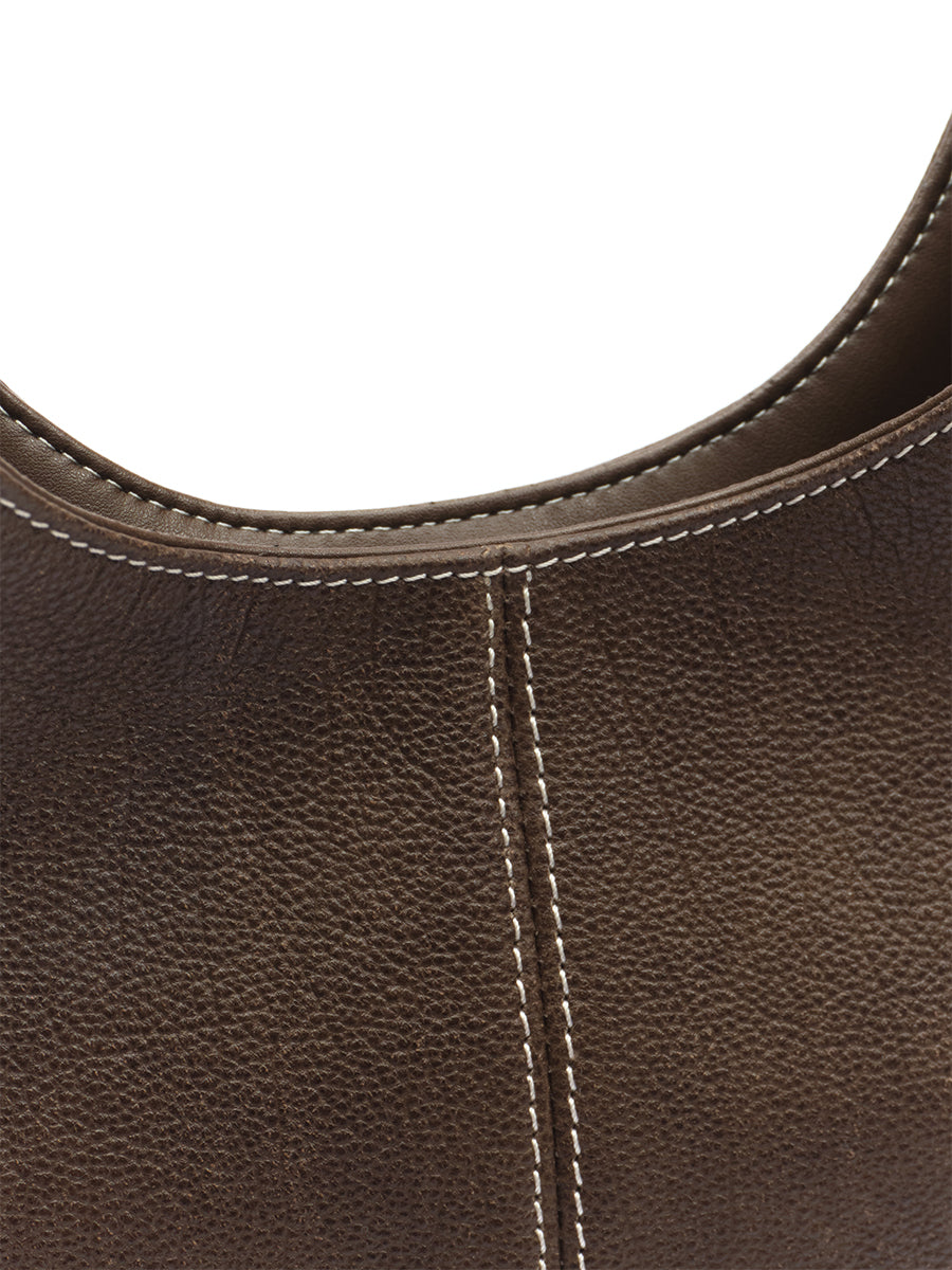 Top-grain Leather Crossbody Bag