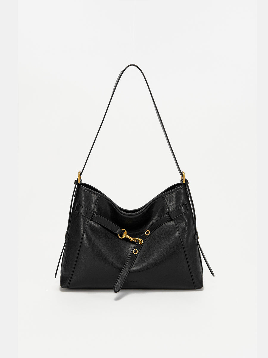 Long time no see-Large Capacity Leather Tote Bag