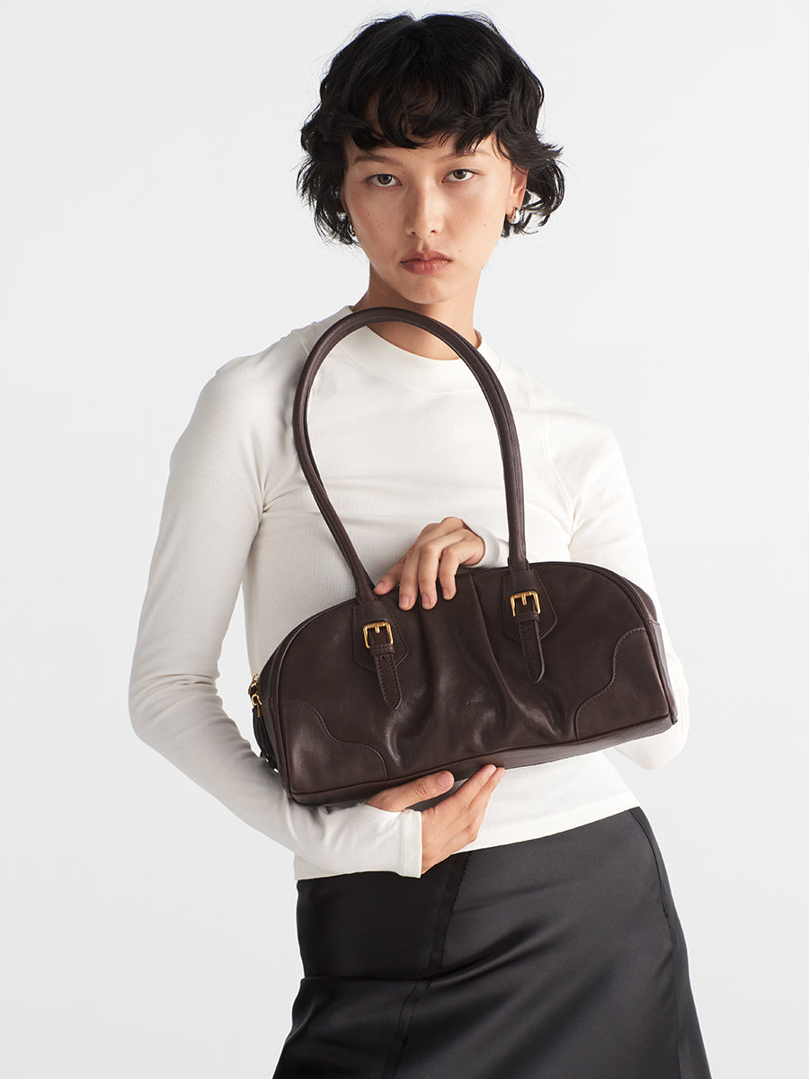 Light luxury minimalist versatile boston bag