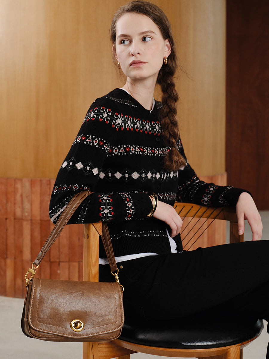 Mini Lock small square crossbody bag