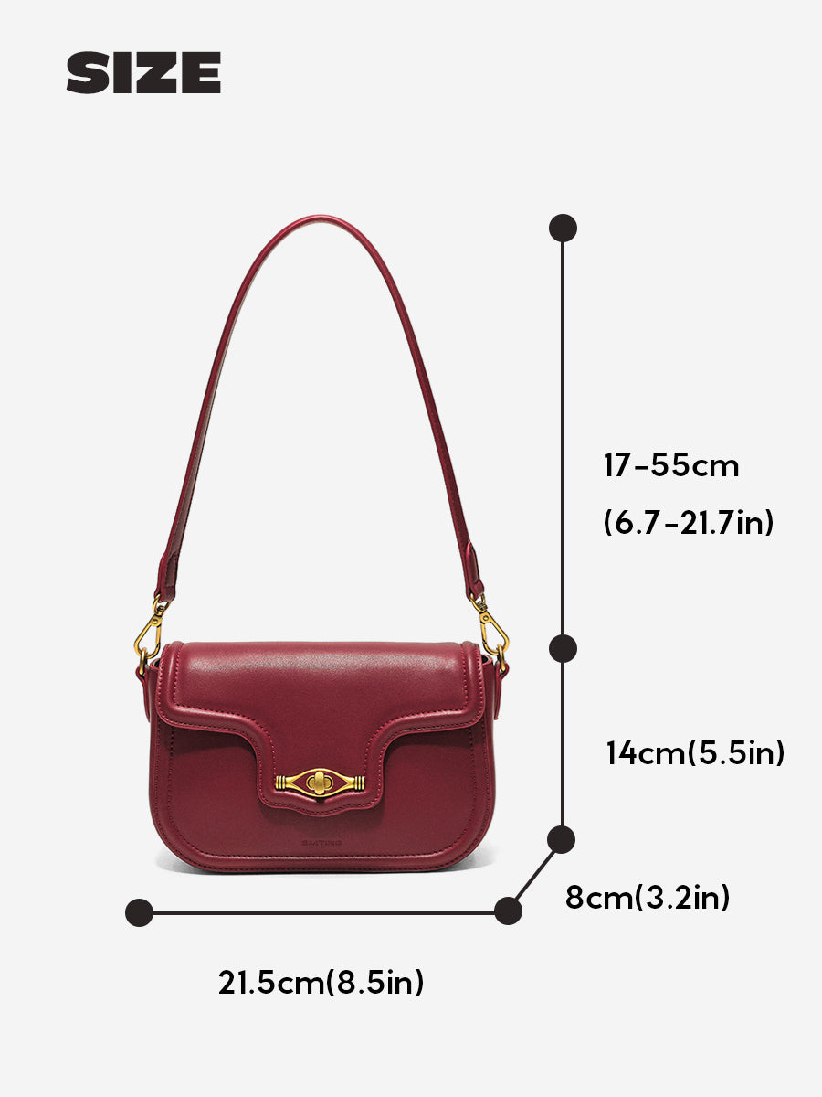 Time Wind-Underarm Bag Square Mini Bag