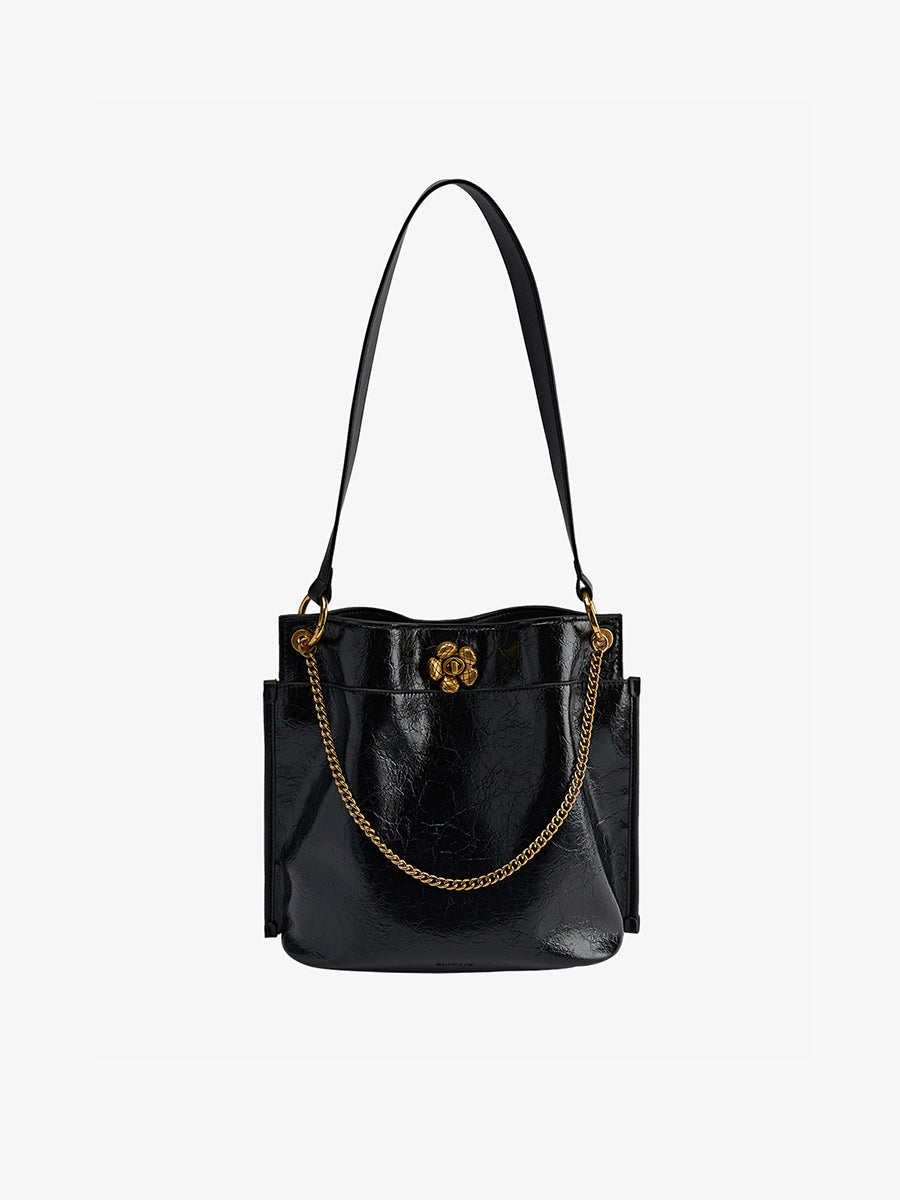 Beautiful Woman at Sunset-Large Capacity Bucket Bag