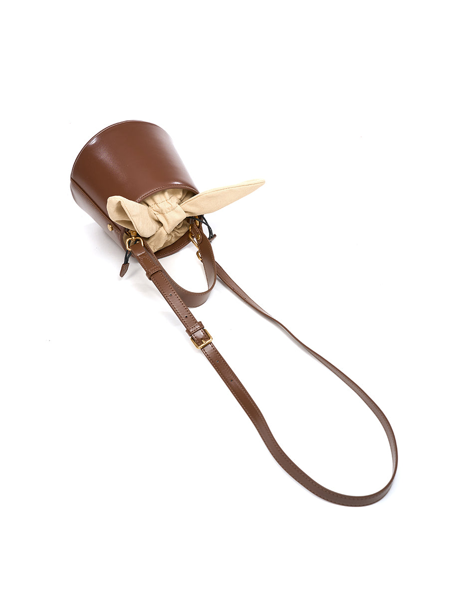 Pearl Chain Bucket Bag