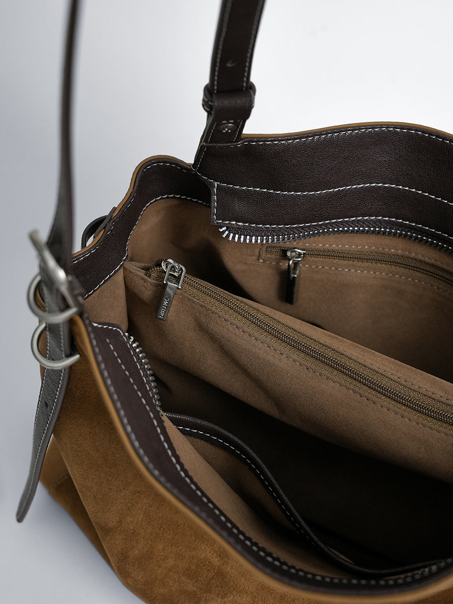 SUEDE CAPSULE COLLECTION TOTE BAG