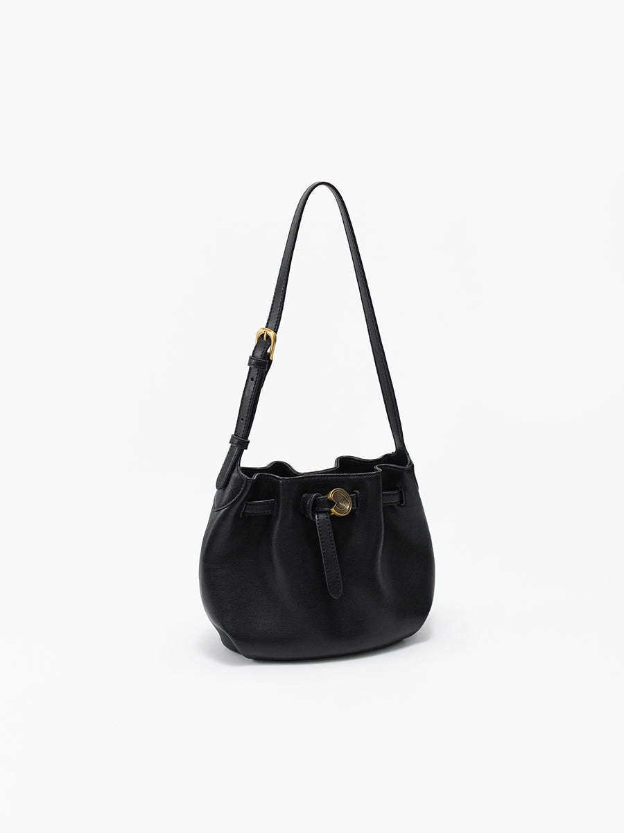 Folded Cloud Bucket Bag