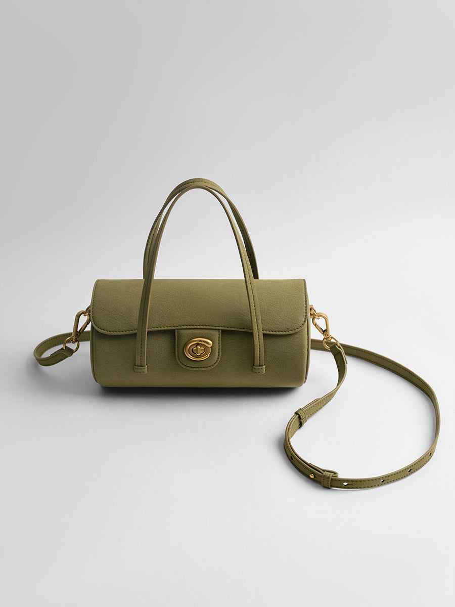 Light luxury cylindrical bag under the arm