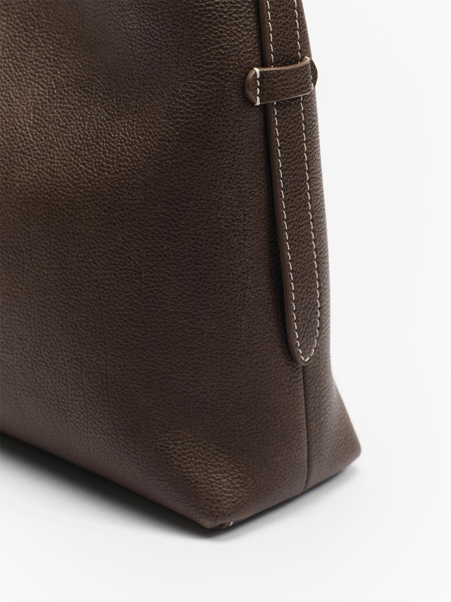 Top-grain Leather Crossbody Bag