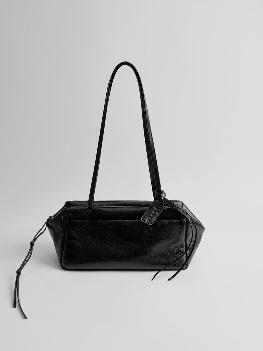 First-layer cowhide Boston bag