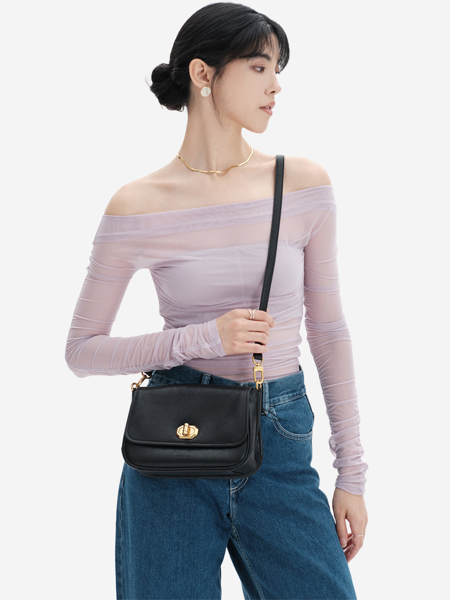 Bathing Ages-Underarm Square Mini Bag