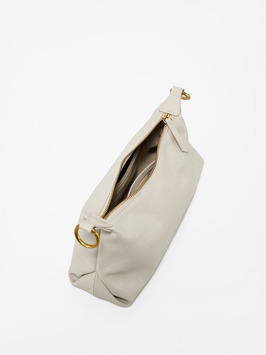 Modern neutral style minimalist hobo bag