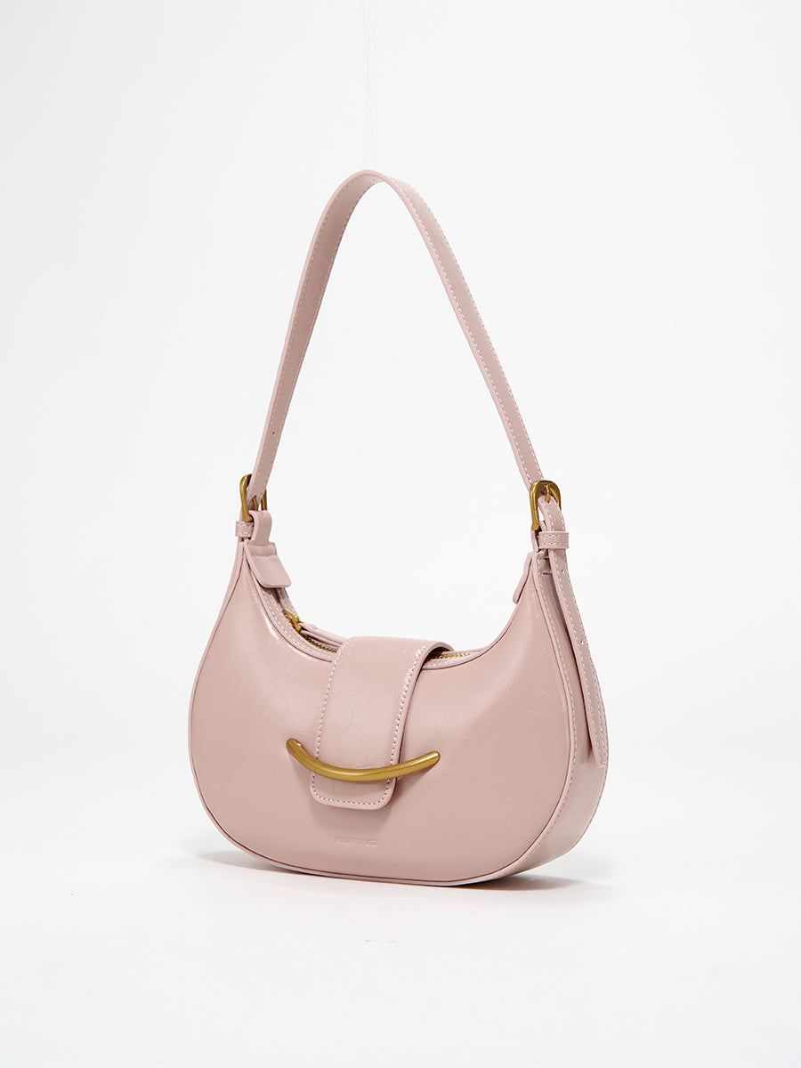Heart-Crescent Shaped Underarm Bag