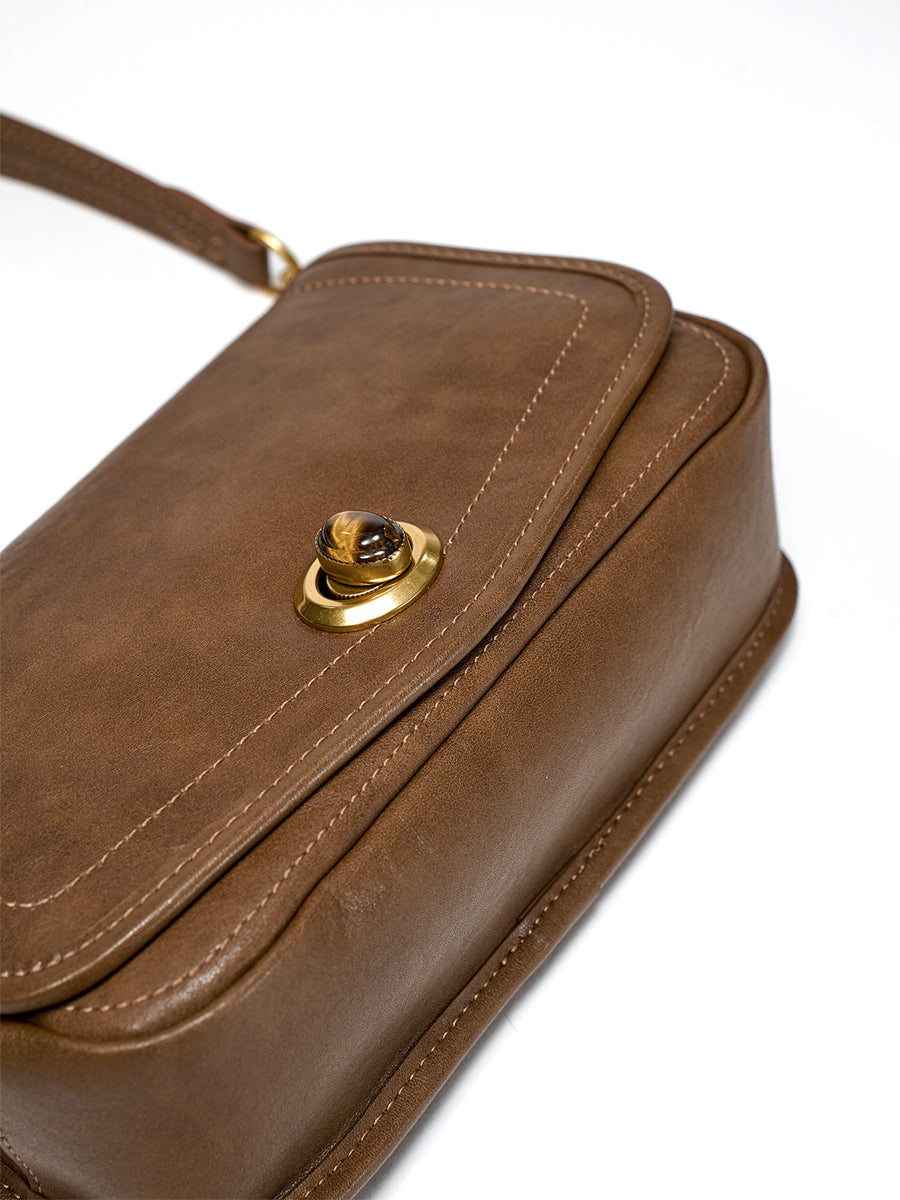 Regret not Meeting Earlier-Underarm Square Bag