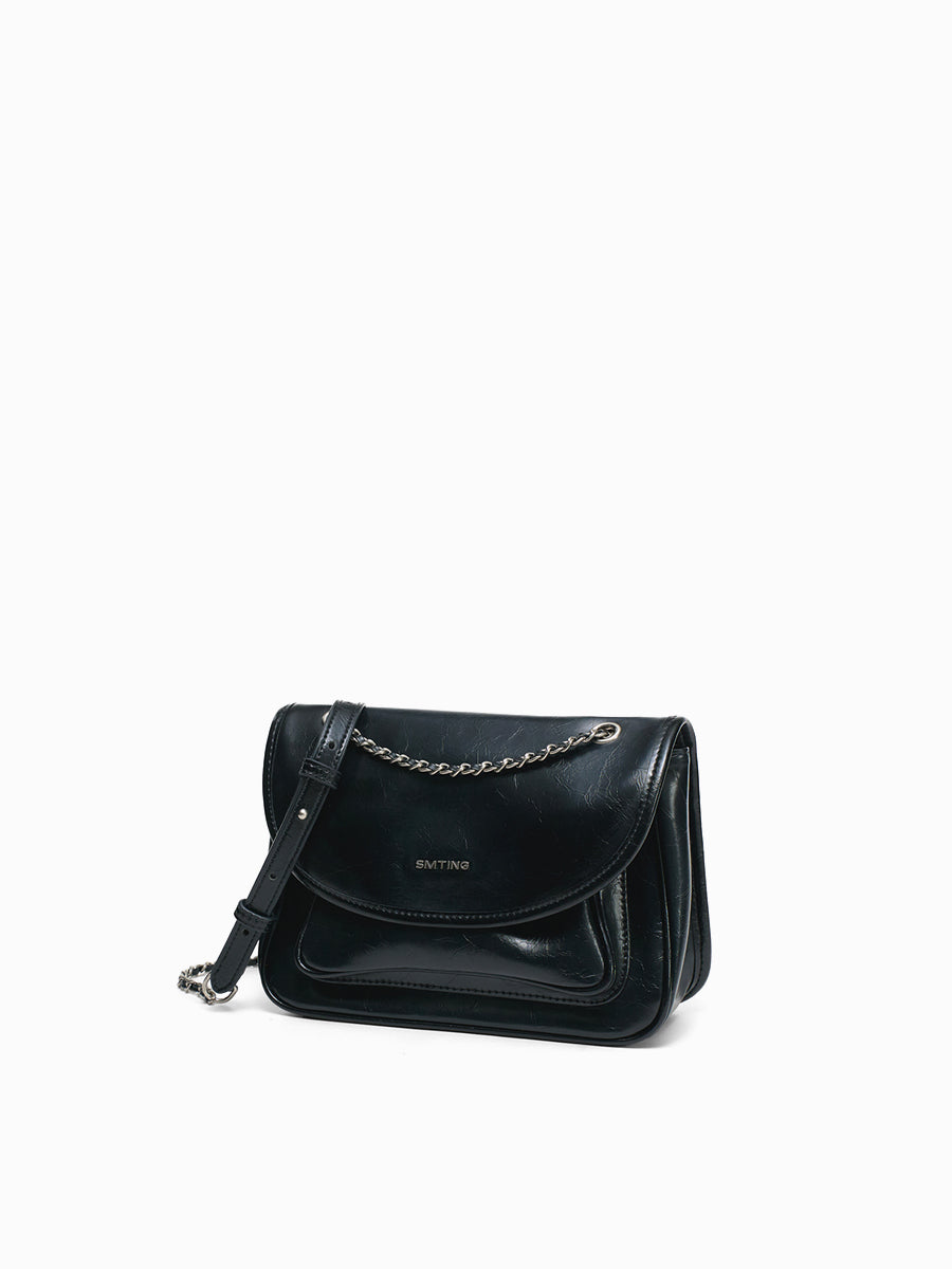 Heartbeat-Chain Bag Square Mini Bag