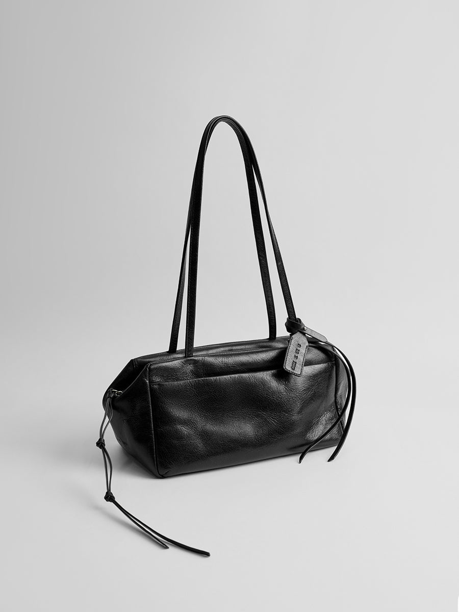 First-layer cowhide Boston bag