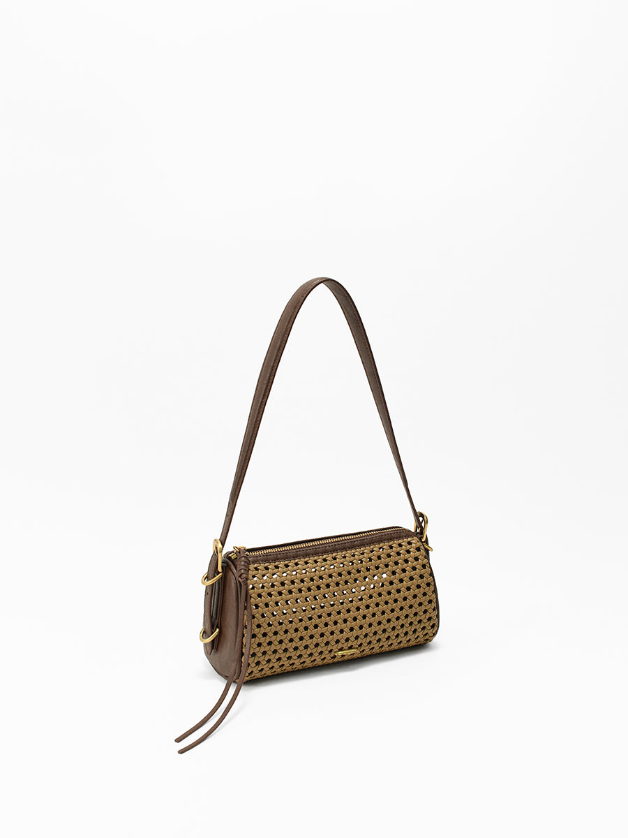 Baguette hollow woven bag