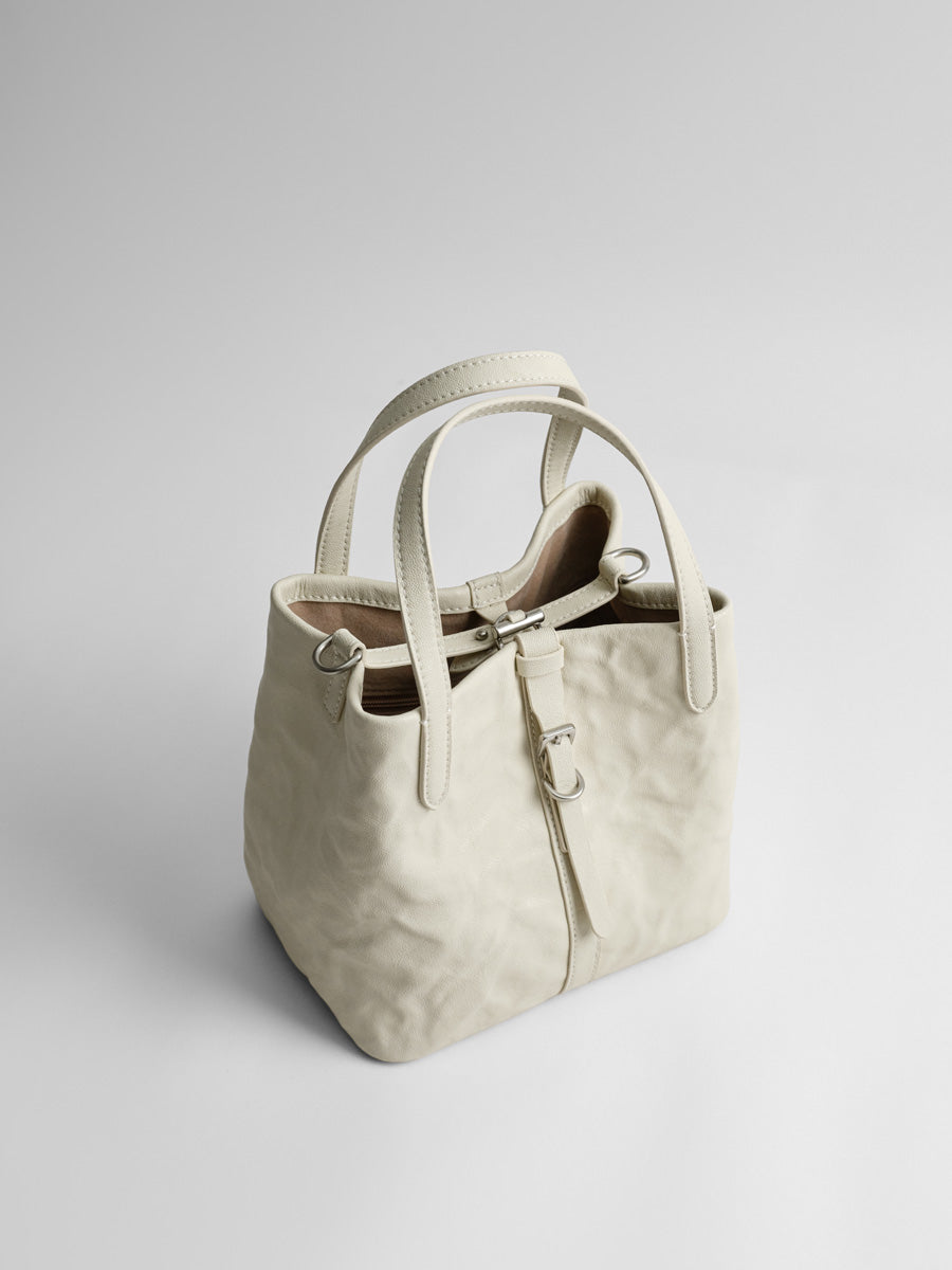 Niche single-shoulder hand-carry bucket bag