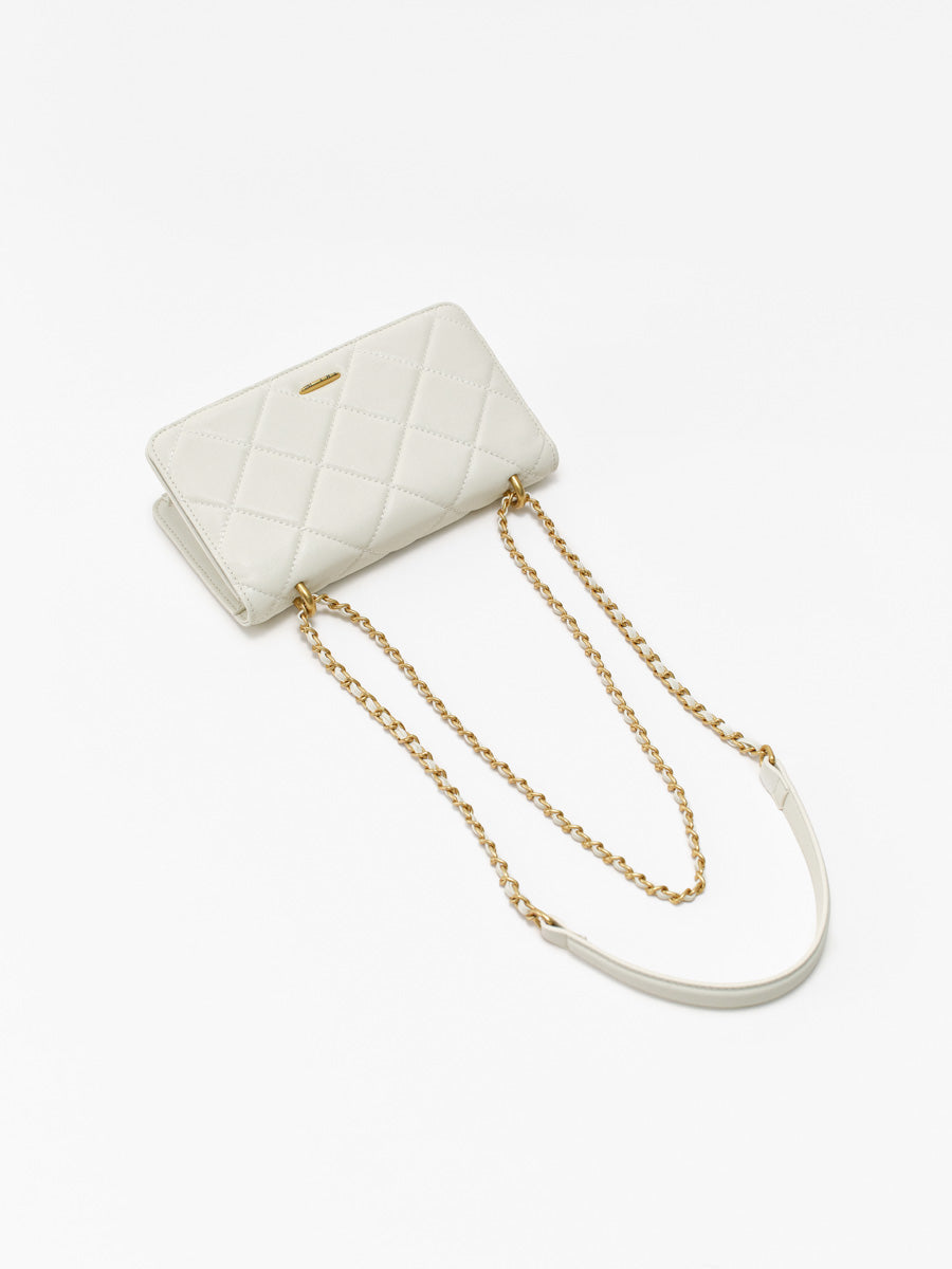 Light luxury diamond quilted chain bag