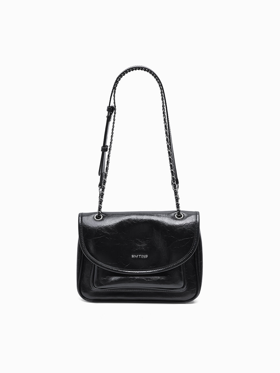 Heartbeat-Chain Bag Square Mini Bag