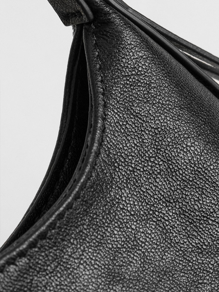 First-layer cowhide mini handbag