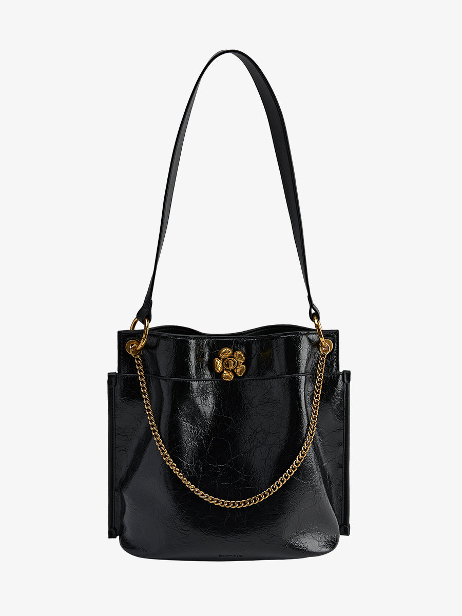 Beautiful Woman at Sunset-Large Capacity Bucket Bag