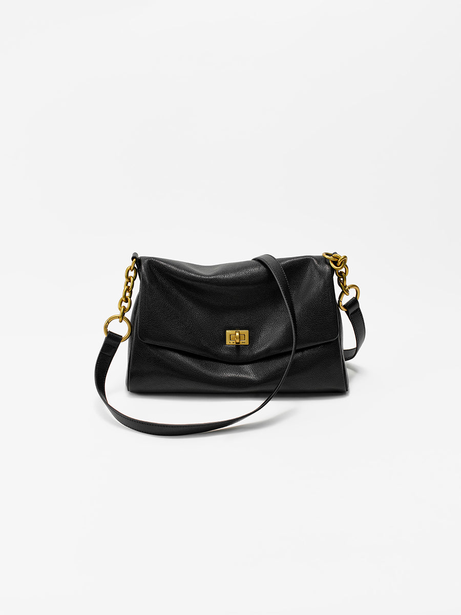 Classic flap messenger bag
