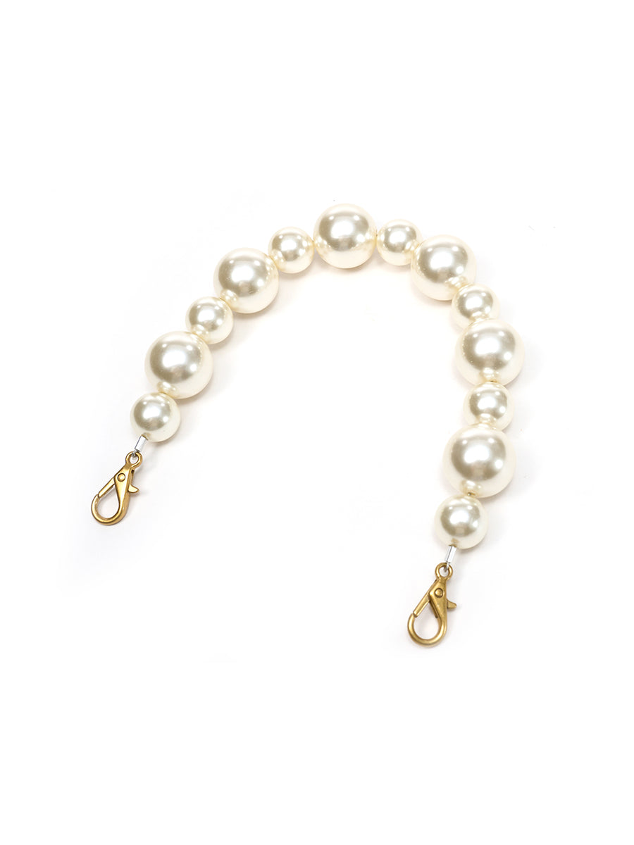 Pearl Chain Bucket Bag