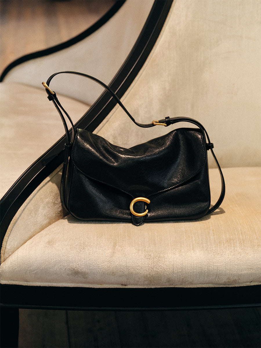 Classic flap tote bag