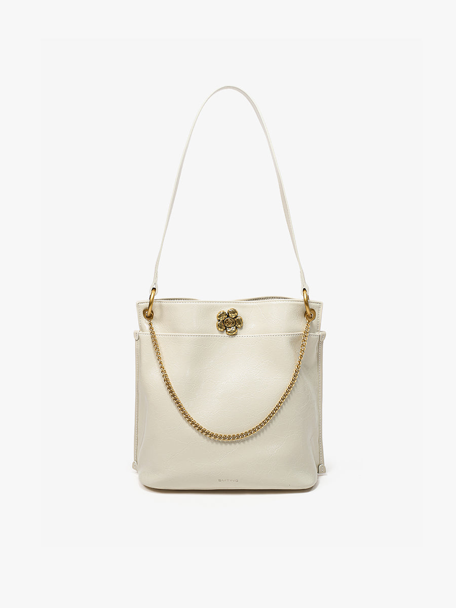 Beautiful Woman at Sunset-Large Capacity Bucket Bag