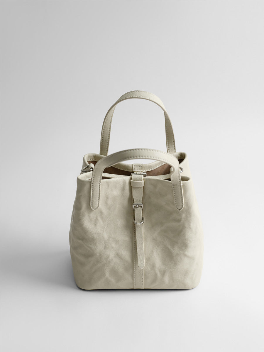 Niche single-shoulder hand-carry bucket bag
