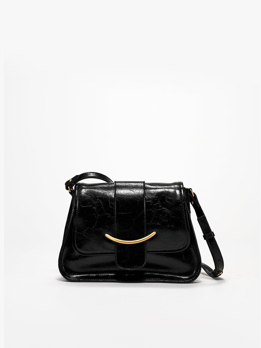 Retro magnetic buckle underarm bag single-shoulder bag
