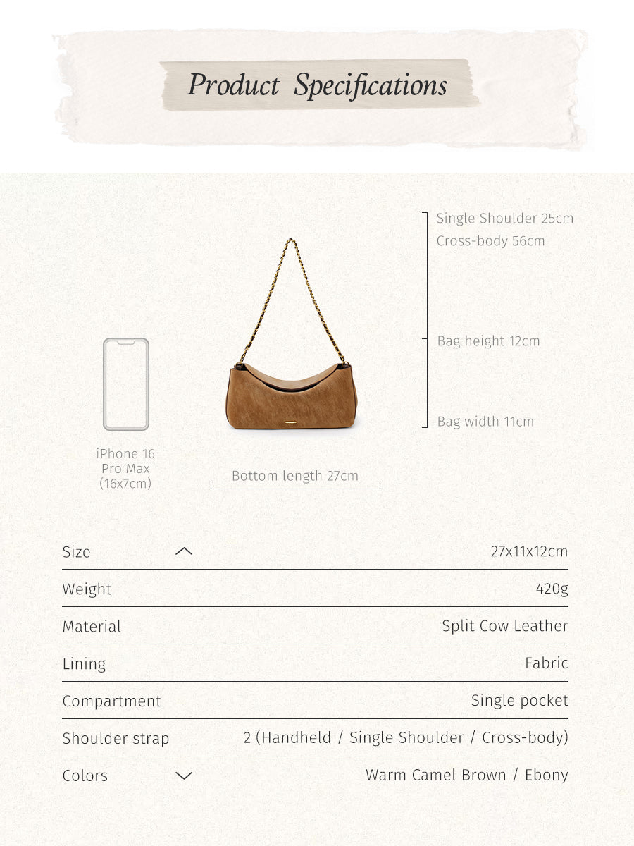 Fashionable stable and high-end pillow bag