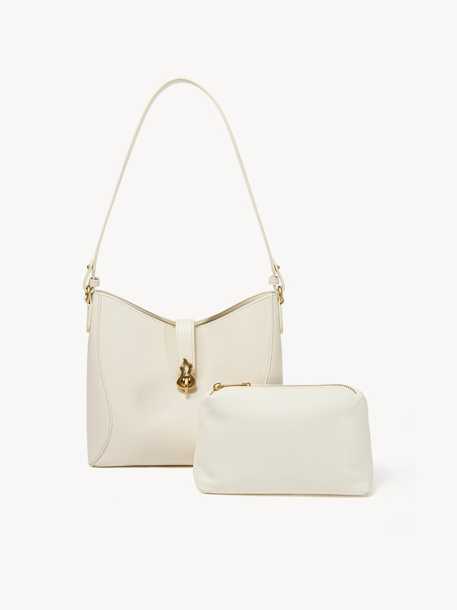 Large-capacity bucket bag for daily commuting