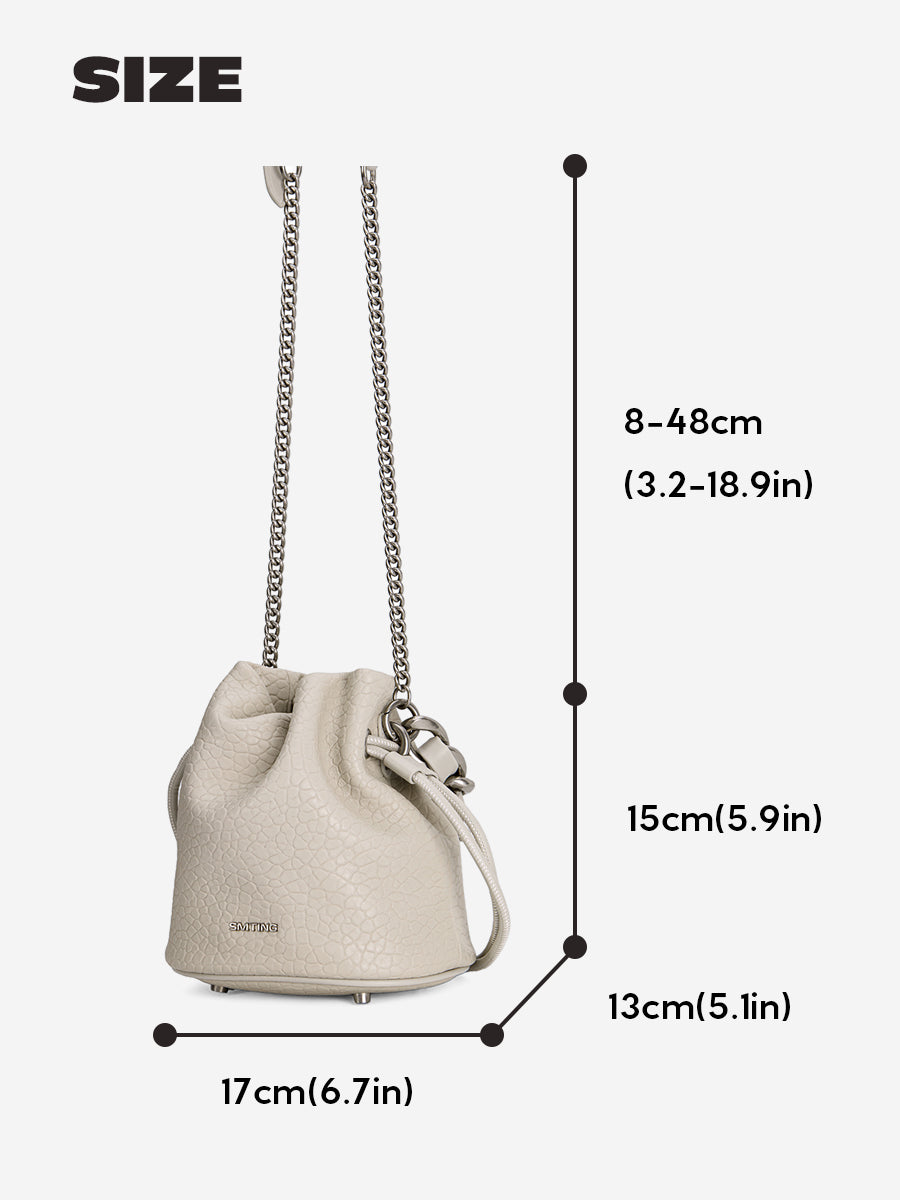Go Wandering-Chain Bucket Bag
